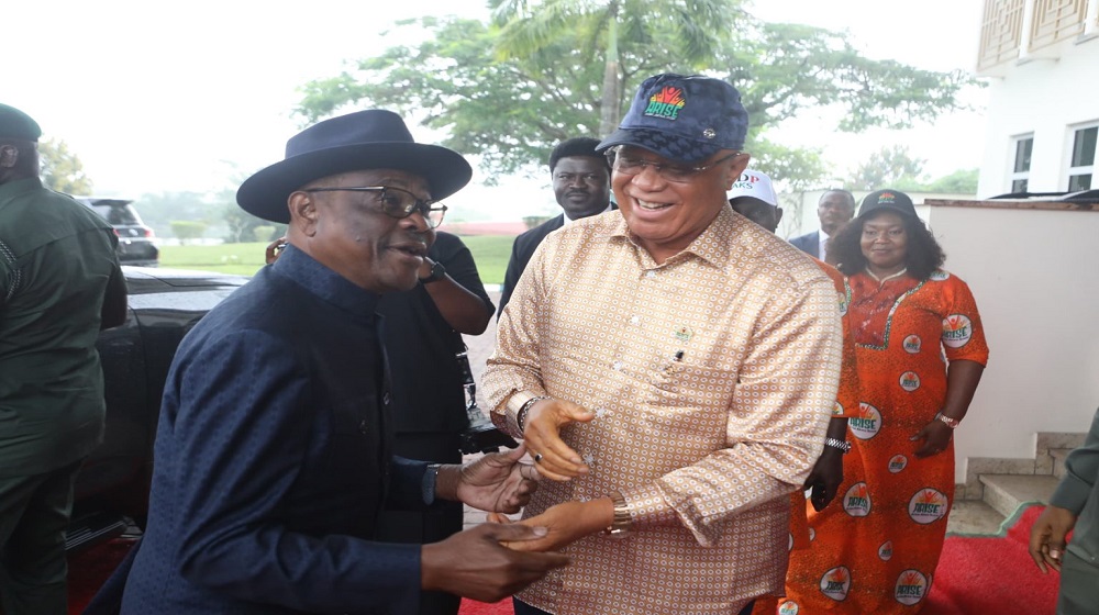 Image of Nyseom Wike and Akwaibom state governor