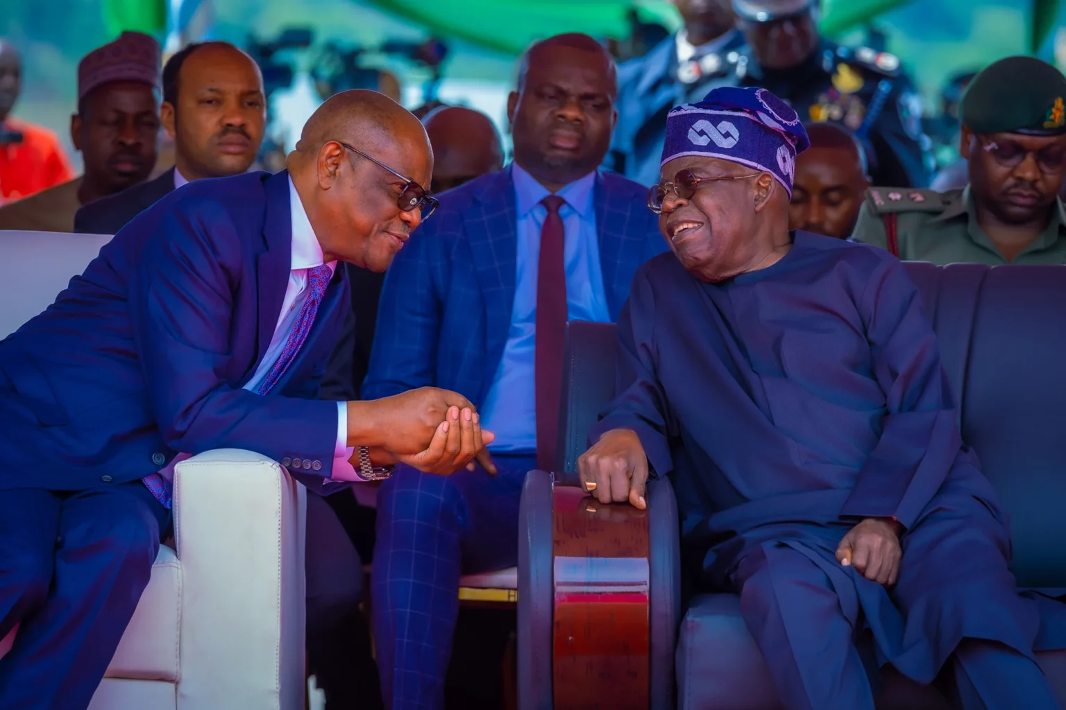 image of Nyesom Wike and Tinubu
