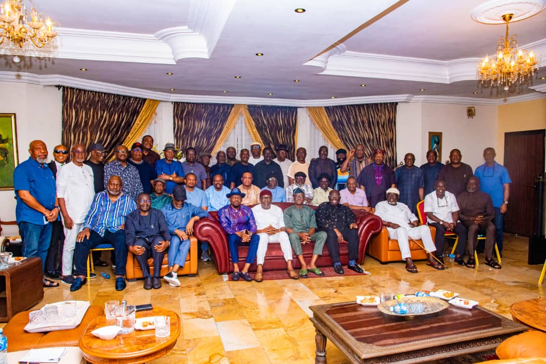 Image Nyesom Wike, fubara, rivers elders and house of Assembly members