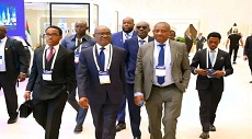 image of Nyesom Wike and sons in Dubai
